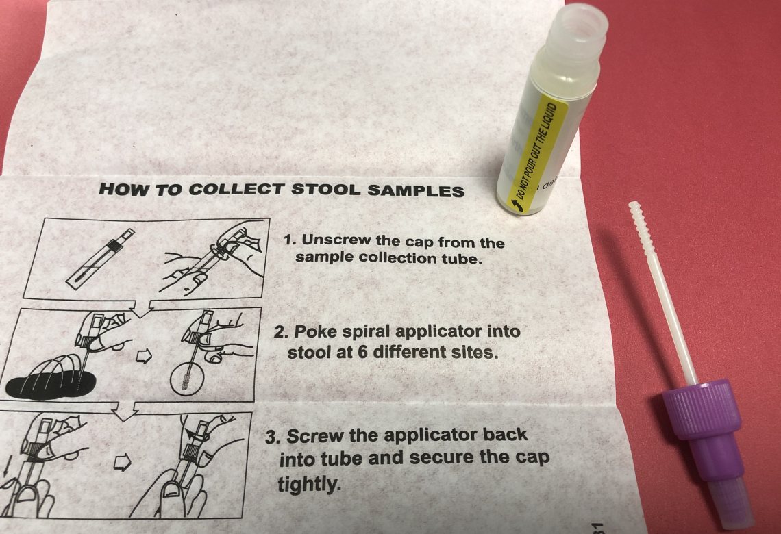 fit test how to collect stool sample