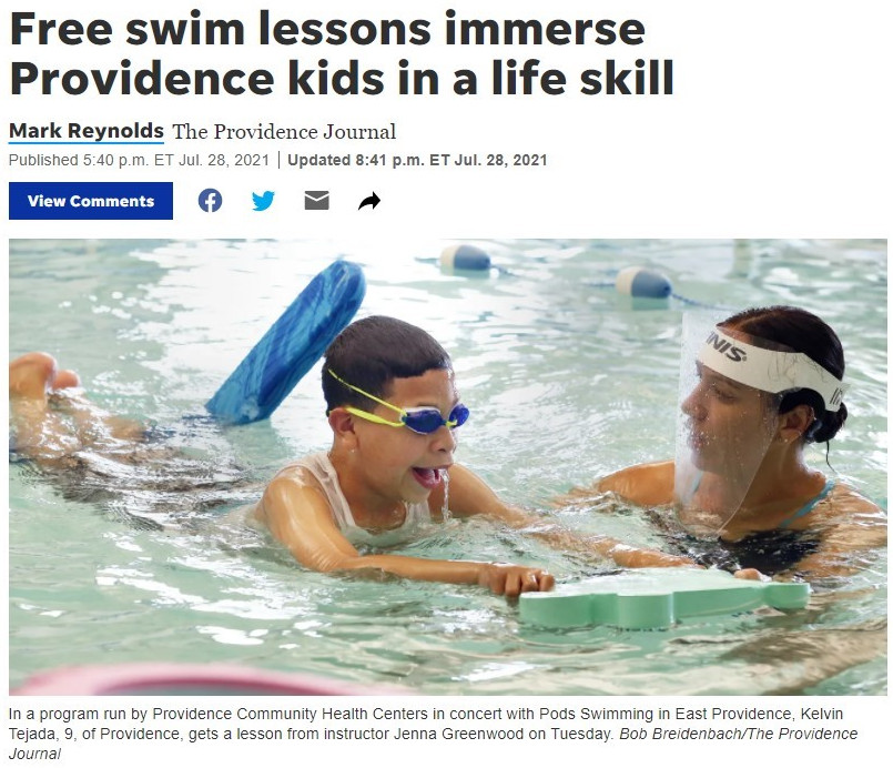 Free swim lessons