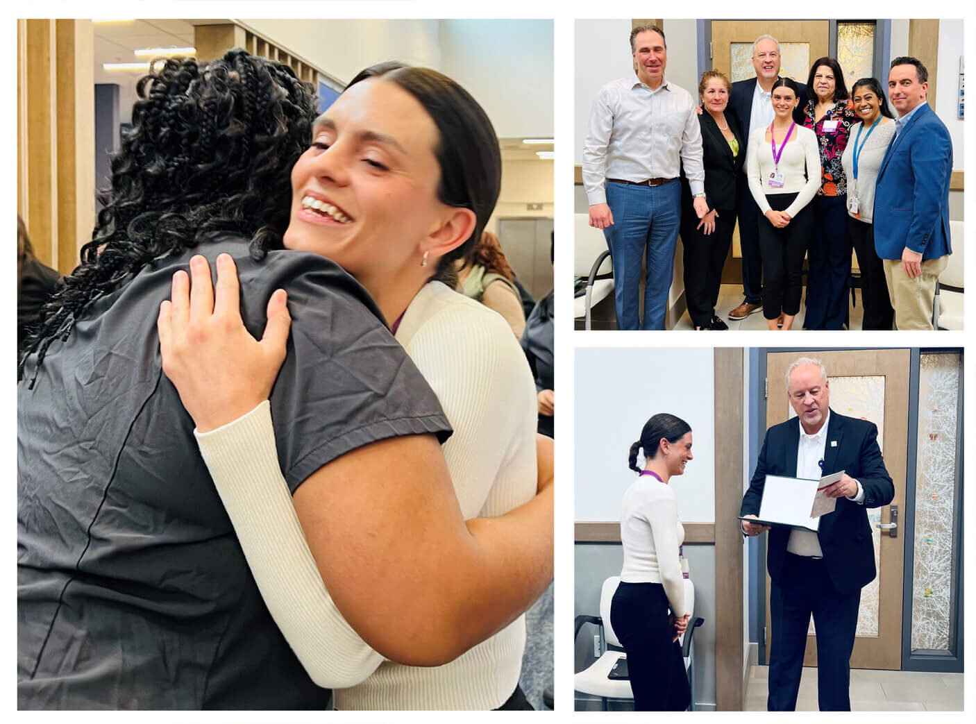 Montage photo - Taressa Jones got a DAISY Nurse Leader Award honoree